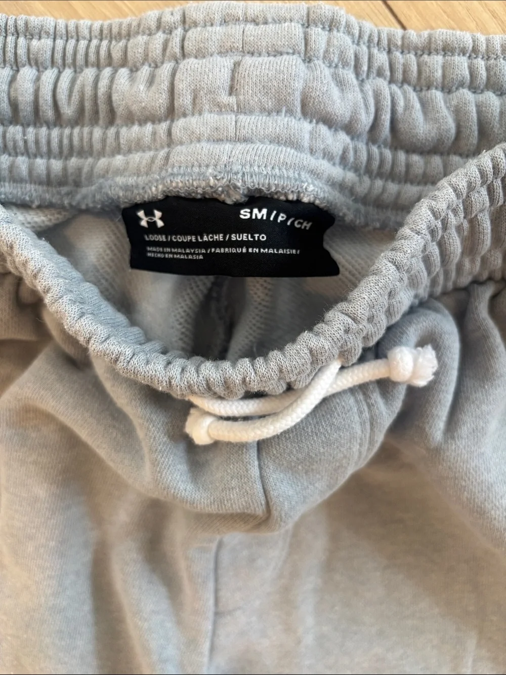 Under Armour Gray Joggers with Navy 'Earn Greatness' Graphic - Picture 6 of 6